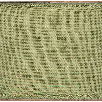 Ruban coton vert sauge 50 mm x 10 m - Rubans tissu-1