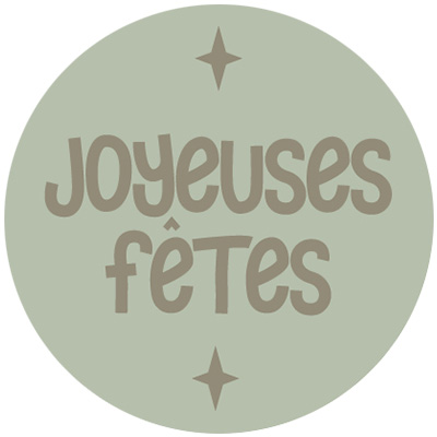 Assortiment étiquettes adhésives Joyeuses Fêtes ø 35 mm - Paquet de 500 - Étiquettes cadeaux adhésives-2