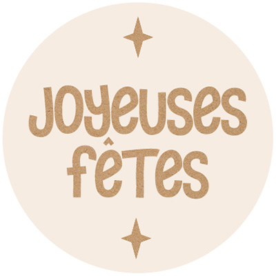 Assortiment étiquettes adhésives Joyeuses Fêtes ø 35 mm - Paquet de 500 - Étiquettes cadeaux adhésives-3