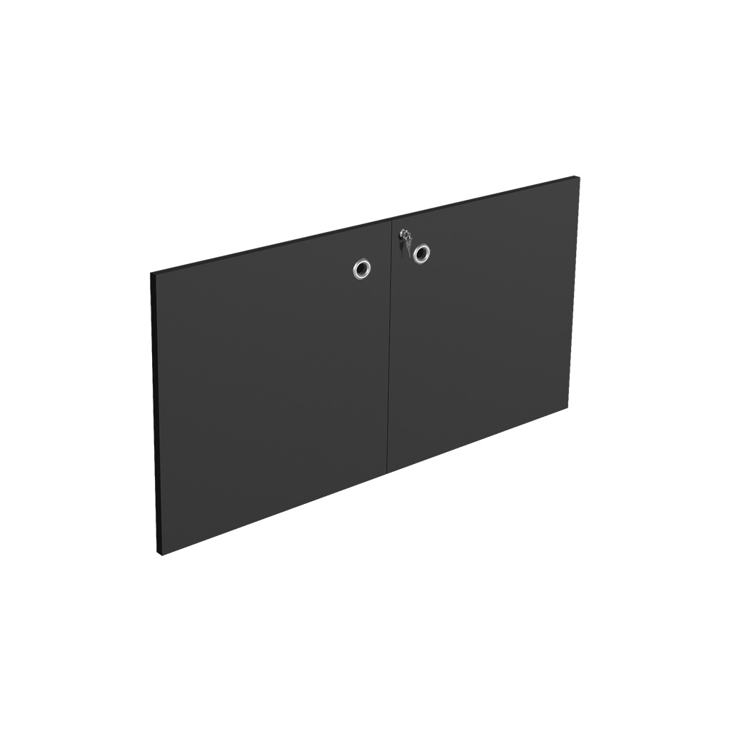 Portes Soft Black + Serrure pour réf. 38784 - Comptoirs Boutique