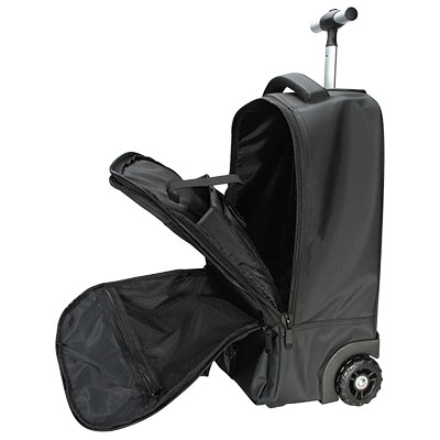 Trolley valise porte-documents à roulettes - noir - Porte-blocs et Porte-documents-3