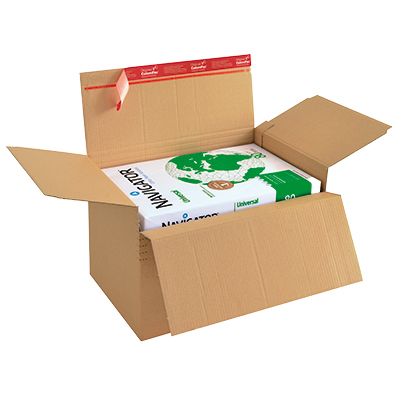 Cartons à hauteur variable - Brun - L 31 + P 23,8 x H 17 cm - Cartons d'expédition, Boîtes d'expédition-1