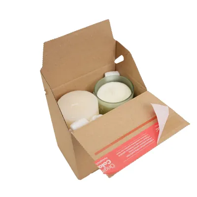 Carton d'expédition fond auto avec fermeture adhésive Eurobox S 14,5 x 9,5 x 14 cm - Boîte carton - Lot de 20 - Cartons d'expédition, Boîtes carton-3