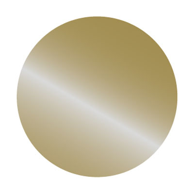 Étiquettes adhésives Or mat rondes ø 36 mm - Lot de 500 - Étiquettes cadeaux adhésives