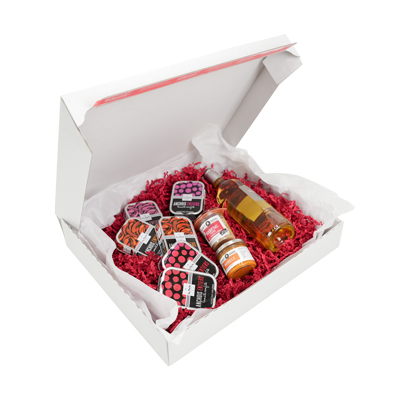 Boîte d'expédition blanche aller-retour fermeture adhésive 44,5x37,9x8 cm - Cartons d'expédition, Boîtes d'expédition-4