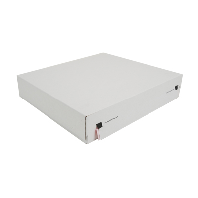 Boîte d'expédition blanche aller-retour fermeture adhésive 44,5x37,9x8 cm - Cartons d'expédition, Boîtes d'expédition-2