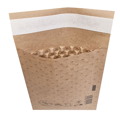 Pochettes matelassées à bulles kraft bi-couches 10x16,5cm - Paquet de 200 - Enveloppes à bulles