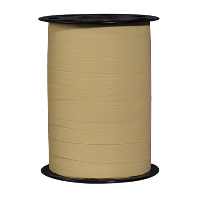 Bolduc mat beige 10 mm x 250 m polypropylène - Bolducs unis