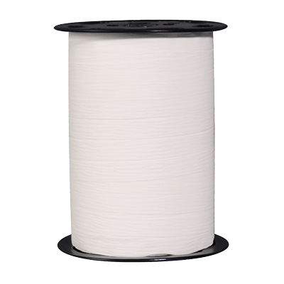 Bolduc mat 10 mm x 250 m blanc, gamme Matline - Bolducs unis