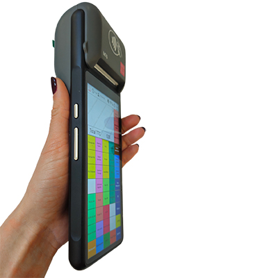 Caisse enregistreuse tactile portable Techfive ECR-76 avec imprimante – tout-en-un mobile - Encaissement mobile-1