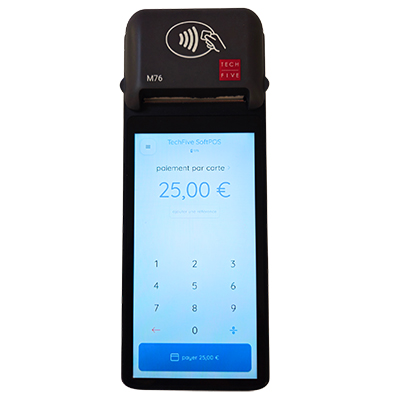 Caisse enregistreuse Techfive ECR-76 tout-en-un - Encaissement mobile-3