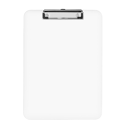 Porte bloc à pince A4 plexiglas transparent 31,5 x 22,5cm - Porte-blocs et Porte-documents