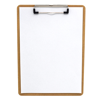 Porte bloc à pince en fibre de bois - A4 - 31,5 x 22,7 cm - Porte-blocs et Porte-documents-1