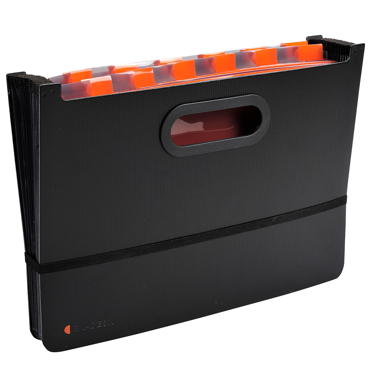 Trieur valisette extensible 24 compartiments A4 Maxi Exactive – Trieur document - Noir - Intercalaires et Trieurs