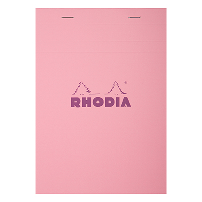 Bloc note agrafé Rhodia Reflets Pastel N°12 5/5 - 80 feuillets - 11,8 x 8,3 cm - Cahiers et blocs notes-1