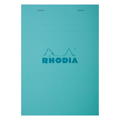 Bloc note agrafé Rhodia Reflets Pastel N°12 5/5 - 80 feuillets - 11,8 x 8,3 cm - Cahiers et blocs notes-2