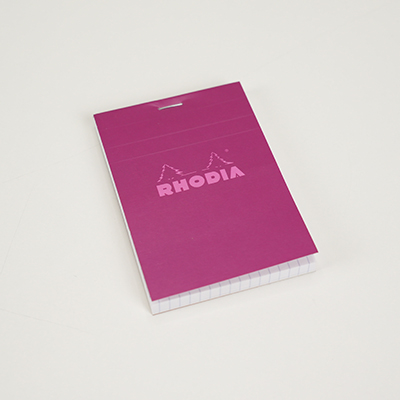 Bloc note agrafé Rhodia Reflets Pastel N°12 5/5 - 80 feuillets - 11,8 x 8,3 cm - Cahiers et blocs notes-5
