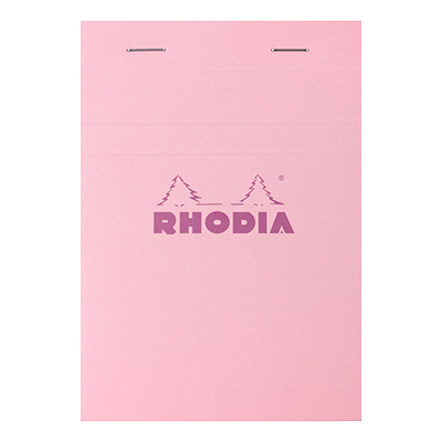 Bloc note agrafé Rhodia Reflets Pastel N°13 5/5 - 80 feuillets - 14,5 x 10,3 cm - Cahiers et blocs notes-1