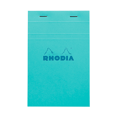 Bloc note agrafé Rhodia Reflets Pastel N°14 5/5 - 80 feuillets - 17 x 11 cm - Cahiers et blocs notes
