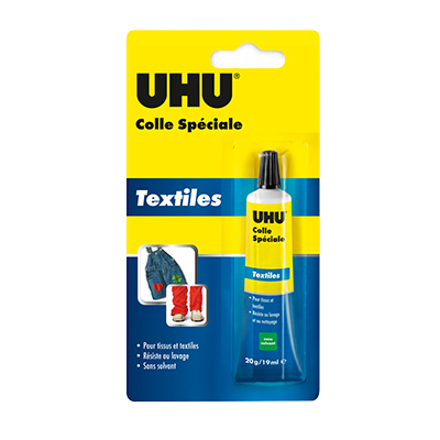 Colle Spéciale UHU Textiles - Tube 20g / 19ml - Dévidoirs, adhésifs, colles