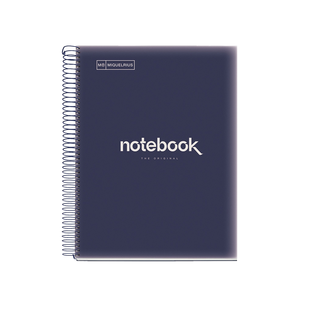Bloc note Notebook A4 Emotion 80F Quadrillé 5x5 Couverture Polypro - Marine - Cahiers et blocs notes