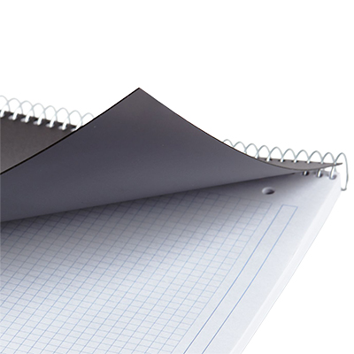 Cahier à spirale Miquelrius 5/5 - A4 - Rouge - L 21 x H 29,7 cm - Cahiers et blocs notes-2