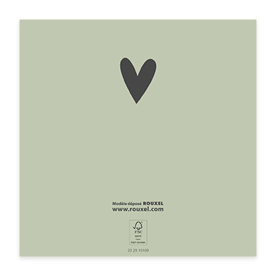 Bon cadeau minimaliste vert sauge 12x12cm avec enveloppe – paquet de 12 - Bons cadeaux-2