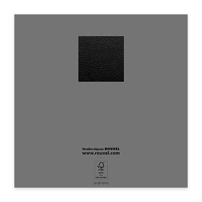 Bon cadeau cuir noir 12x12cm + enveloppe adh. - Bons cadeaux-2