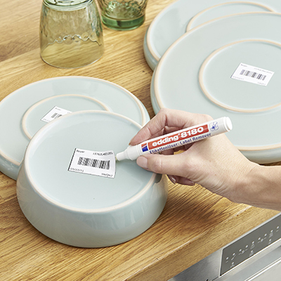 Marqueur décolle‑étiquettes Edding 8180 – Pointe biseautée 4 mm - Marqueurs-2