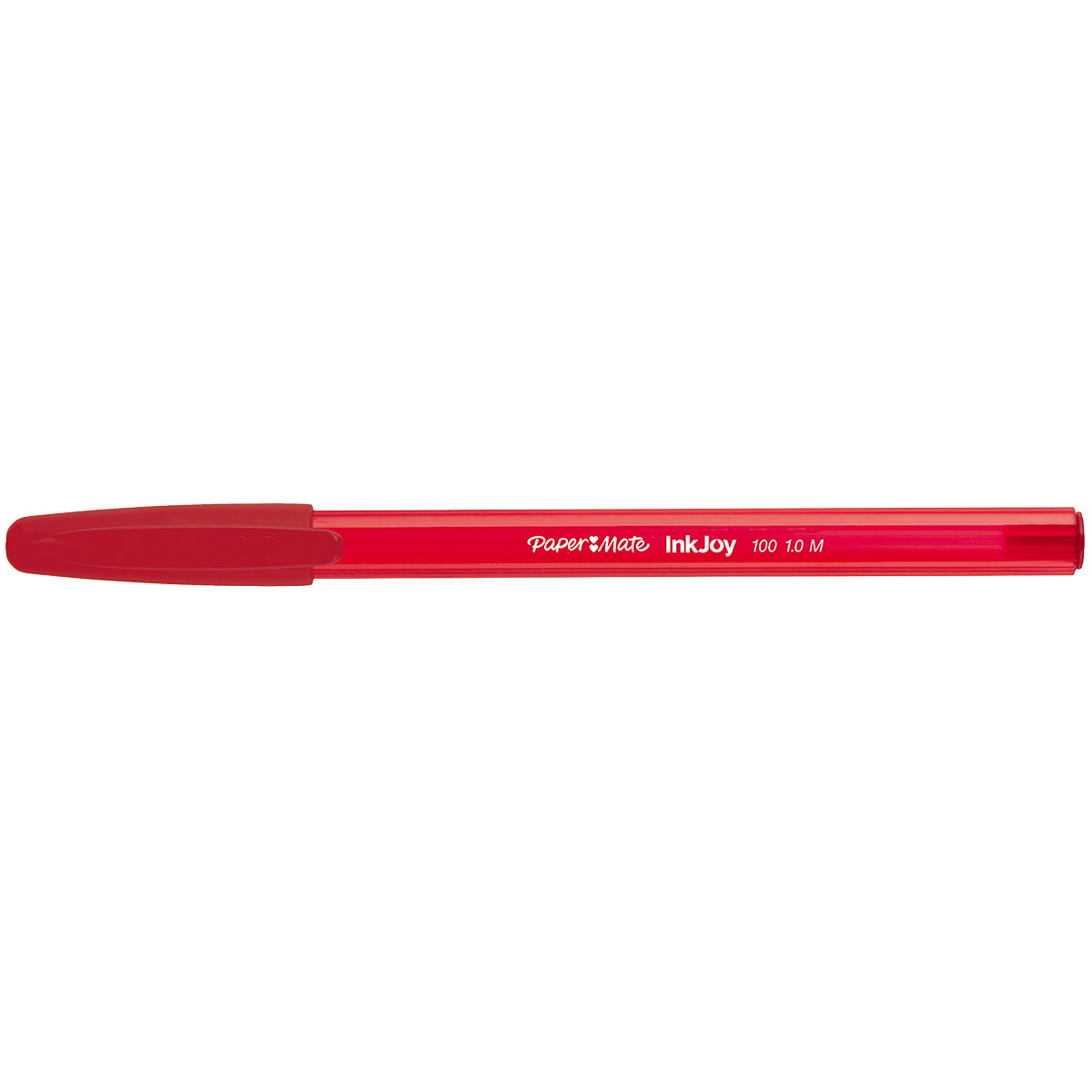 Stylo bille Paper Mate InkJoy 100 pointe moyenne 1,0 mm, Rouge – Lot de 50 - Stylos billes