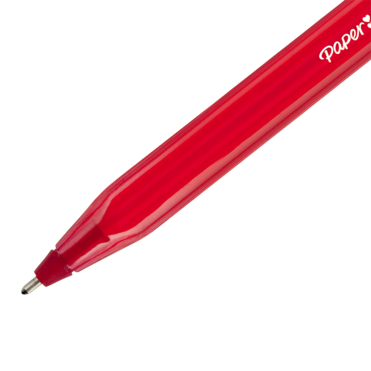 Stylo bille Paper Mate InkJoy 100 pointe moyenne 1,0 mm, Rouge – Lot de 50 - Stylos billes-2