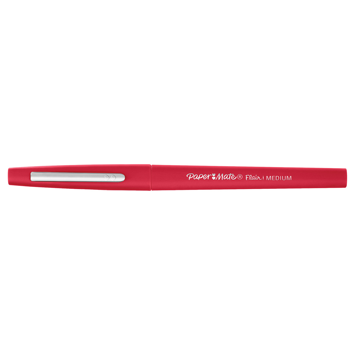 Stylo feutre Paper Mate Flair Rouge, feutre fin pointe moyenne 0,7mm - Pack de 12 - Stylos feutres