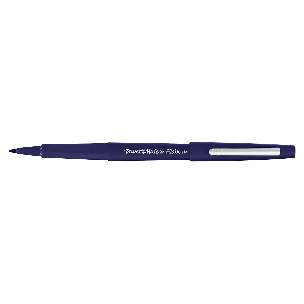 Stylo feutre Paper Mate Flair Bleu, feutre fin pointe moyenne 0,7mm - Pack de 12 - Stylos feutres