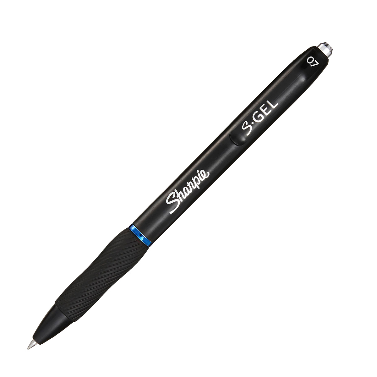 Stylo gel bleu Sharpie S-Gel pointe moyenne 0,7 mm retractable - Pack de 12 - Stylos billes