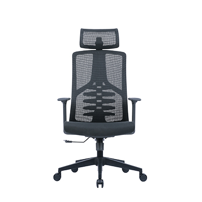 Fauteuil de bureau ergonomique noir BERLIN 3 positions - support lombaire réglable façon colonne vertébrale, têtière réglable, accoudoirs 3D, mousse haute densité - Sièges de bureaux