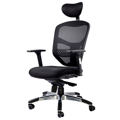 Siège de bureau ergonomique Stockholm synchrone 5 positions, noir, soutien lombaire, accoudoirs 3D - Sièges de bureaux