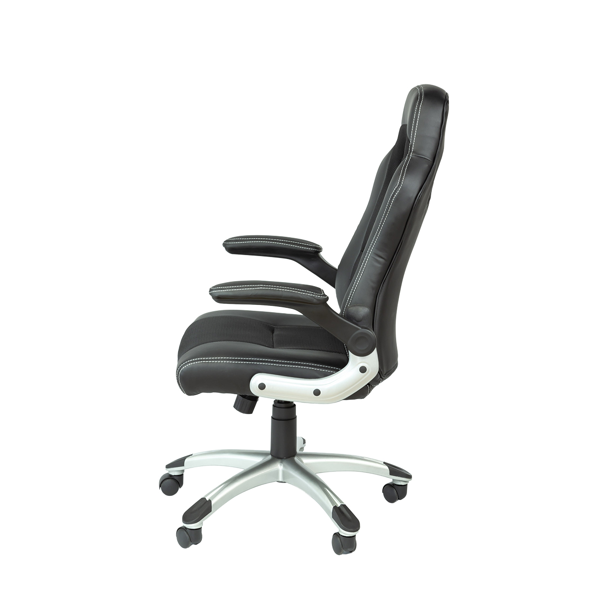 Fauteuil de bureau baquet Montecarlo type racing – Chaise gaming professionnelle - Noir - Sièges de bureaux-7