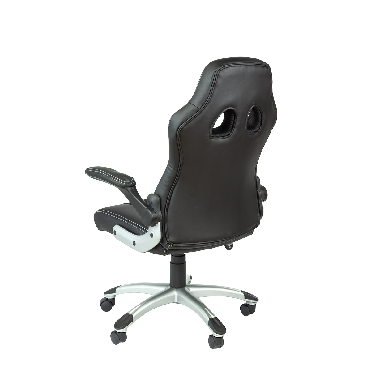 Fauteuil de bureau baquet Montecarlo type racing – Chaise gaming professionnelle - Noir - Sièges de bureaux-8