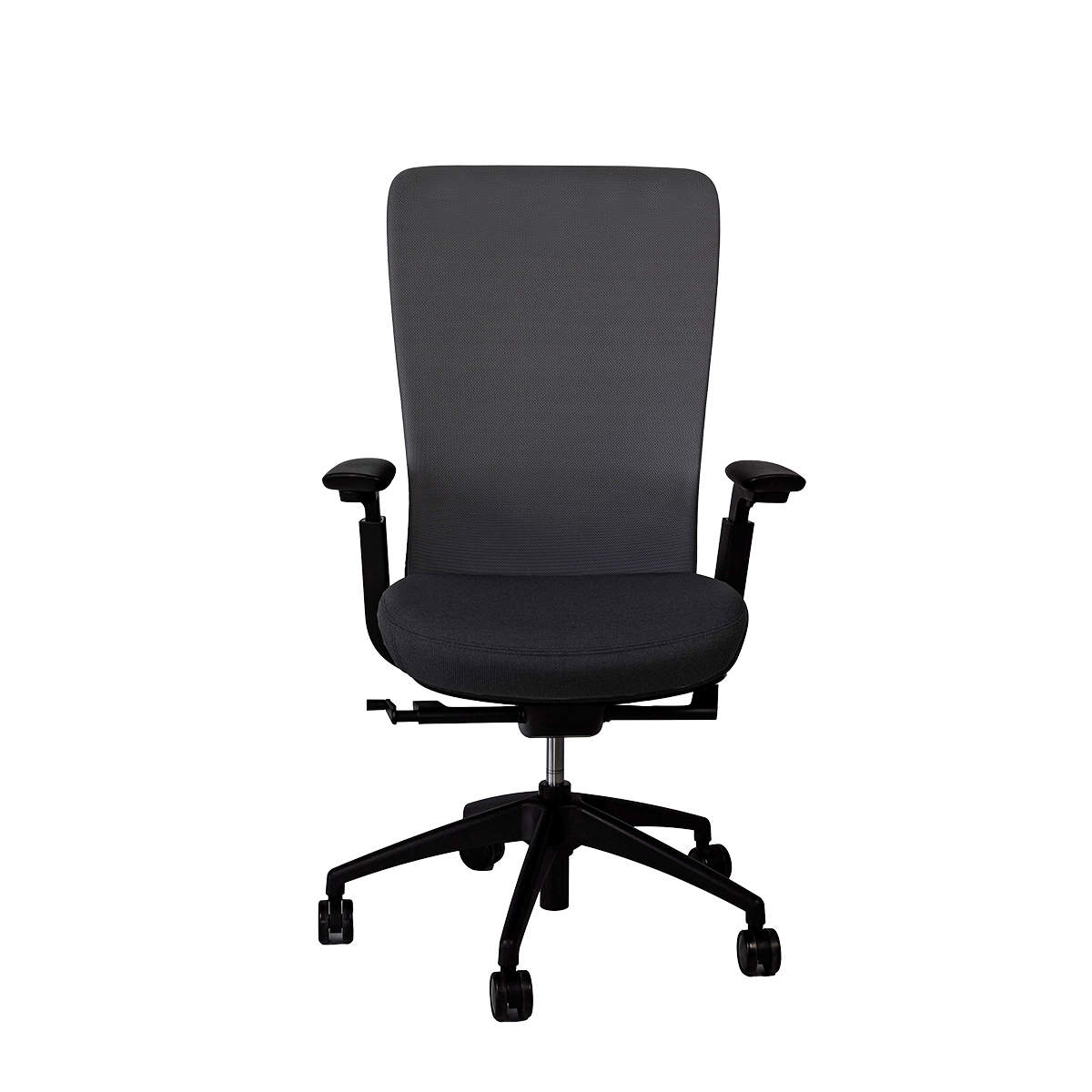 Siège de bureau ergonomique Ramses noir – assise ressorts, synchrone 4 positions, accoudoirs 4D - Sièges de bureaux-2