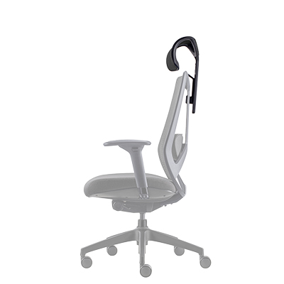 Têtière réglable résille noire pour siège de bureau Arco Claudio Bellini - Sièges de bureaux-1