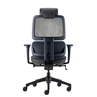 Siège de bureau ergonomique synchrone Orca design Hans Thyge & Co accoudoirs 3D - Noir - Sièges de bureaux-2