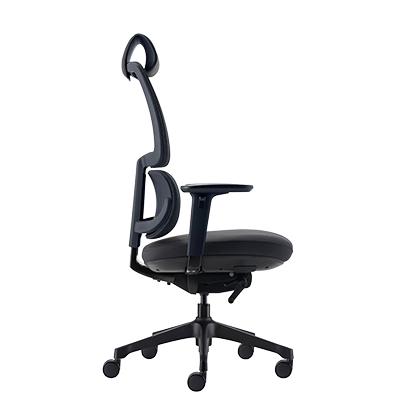 Siège de bureau ergonomique synchrone Orca design Hans Thyge & Co accoudoirs 3D - Noir - Sièges de bureaux-7