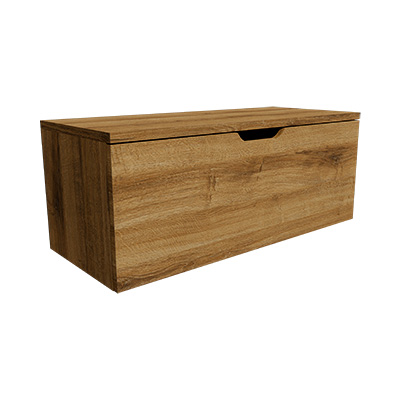 Caisson tiroir Store Sherman cognac 100 x 42,7 x 40 cm – Meuble de rangement pour magasin  - Caissons de rangement-1