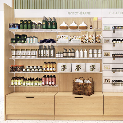 Caisson tiroir Store Vicenza 100 x 42,7 x 40 cm – Meuble de rangement pour magasin - Caissons de rangement-4