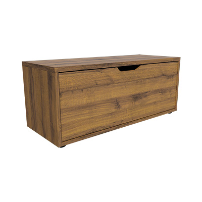 Caisson tiroir Square Sherman cognac 100 x 40 x 40 cm – Meuble de rangement pour magasin - Caissons de rangement
