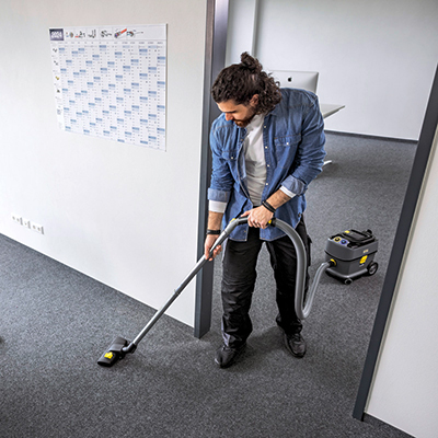 Aspirateur Karcher© T 10/1 HEPA – Gris anthracite / Jaune - Aspirateurs-3