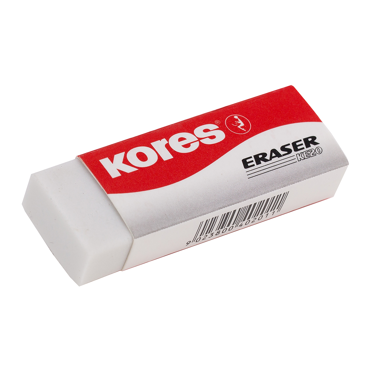 Gommes Blanches Kores KE-20 PVC Sans Phtalates - Lot de 2 - Correction-2