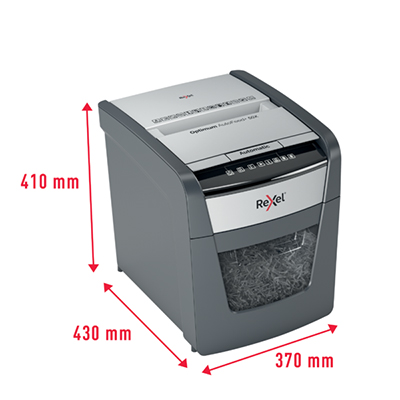 Destructeur de documents professionnel Rexel Optimum AutoFeed+ 50X – coupe croisée - Destructeurs de documents-7