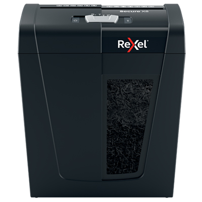 Destructeur de documents Rexel Secure X8 coupe croisée DIN P4 8 feuilles 14L – Broyeur papier - Destructeurs de documents