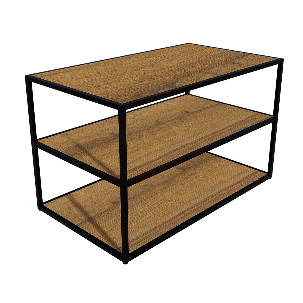 Plateau chêne Sherman 134,5 x 74,5 cm pour table Square 140 - Tablettes Bois Mélaminé-1